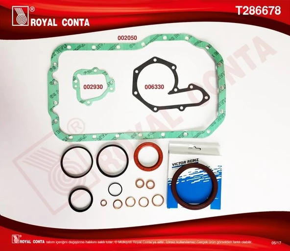 MOTOR ALT TAKIM CONTA SKT KEÇELİ LGN 1.8-MGN 2.0 F3P-F3R