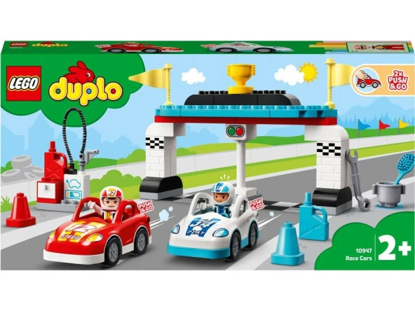 LEGO-10947 DUPLO® Town Yarış Arabaları