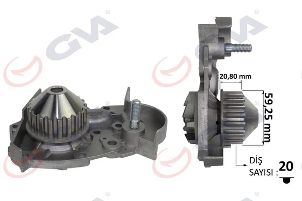 DEVİRDAİM KANGOO 97 CLIO II 98-05 MEGANE 96 E7J RN-RT-RXE 1.4 PA633 ürün görseli 1