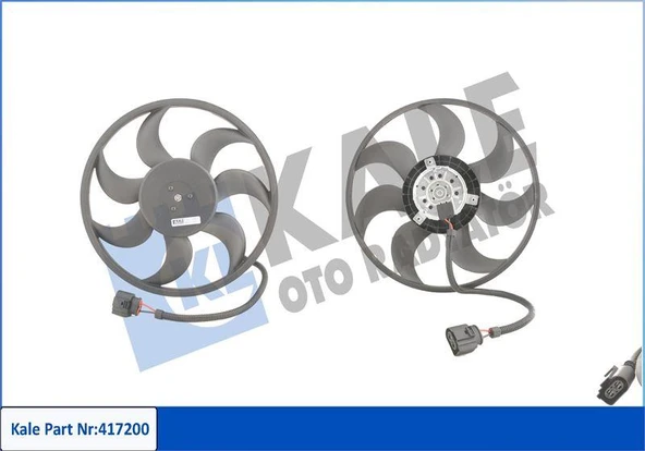 FAN MOTORU DAVLUMBAZLI SOL VW MULTIVAN V-TRANSPORTER V 450W-420mm