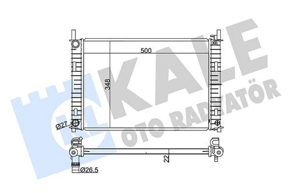MOTOR SU RADYATORU FIESTA 1.25 16V 1.4 16V 1.4TDCI 01 08 MAZDA II 1.4CD MANUEL BRAZING VERSIYONU