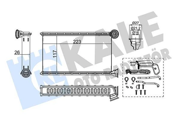 KALORİFER RADYATÖRÜ PSA C1. 108. AYGO