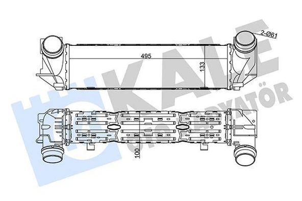 TURBO RADYATORU BMW F10 F11 N20