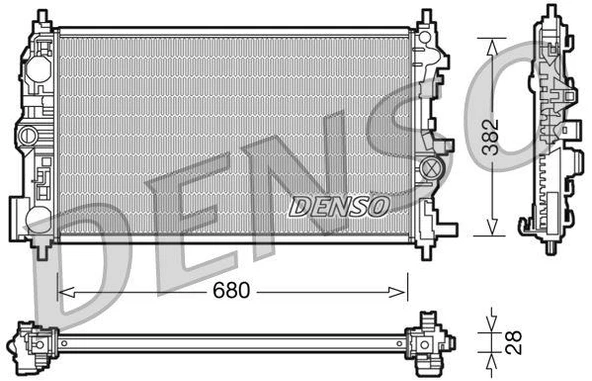 SU RADYATÖRÜ ASTRA J 10 15 ZAFIRA C 12 19 1.6-1.7-2.0 CDTI DTH-DTL-DTJ