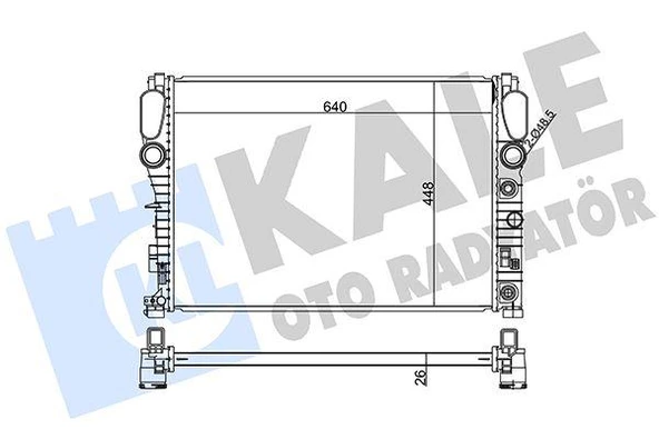 MOTOR SU RADYATORU MERCEDES M272 OM646 C219 W211 S211