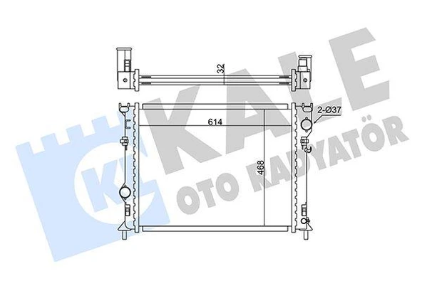 RADYATÖR CHRYSLER CHRYSLER 300C-CHRYSLER 300C TOURİNG AL-PL-BRZ ürün görseli 1