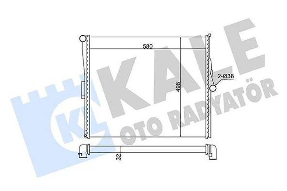 MOTOR SU RADYATORU BMW N47 N46 M54 M57 E83