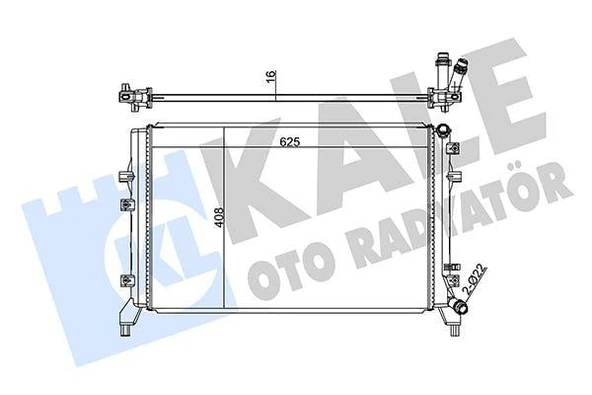 RADYATÖR VW CADDY III-EOS-GOLF PLUS-GOLF V-VI-JETTA III-JETTA IV-PASSAT-SCIROCCO-TOURAN AL-PL-BRZ