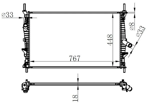 MOTOR SU RADYATORU TRANSIT TUORNEO CUSTOM V362 V363 2.2TDCI 100PS 125PS 135PS 140PS 155PS 12