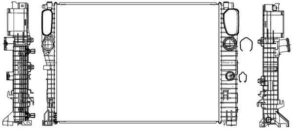 MOTOR SU RADYATORU MERCEDES C219 W211 S211 ürün görseli 1