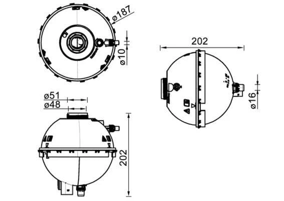 RADYATOR YEDEK SU DEPOSU BMW N13 N20 N26 B38 F20 F22 F23 F30 F32 F33 F34 F36