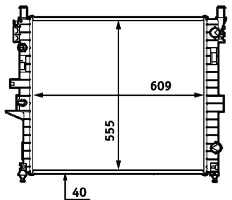 MOTOR SU RADYATORU MERCEDES ML-CLASS W163 98 05