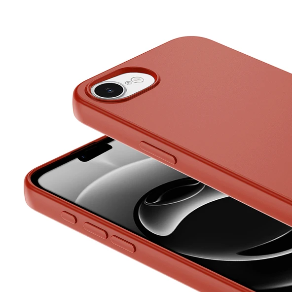 Apple iPhone 16E Kılıf Kamera Korumali Mara Lansman Kapak - 3