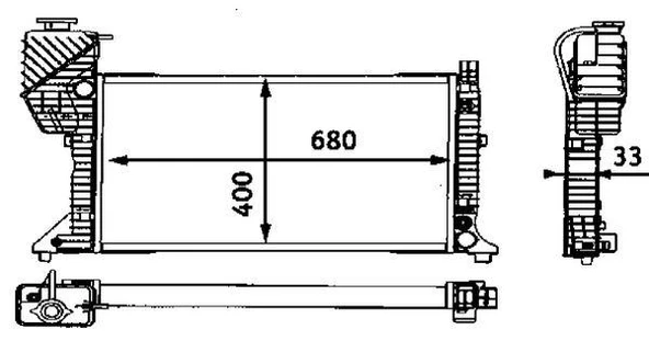 MOTOR SU RADYATORU MERCEDES SPRINTER B901 B904 96 06 KLIMASIZ