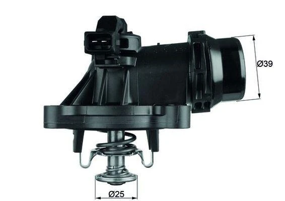 TERMOSTAT GOVDELI BMW N42 N43 N46 E90 E81 E87 E82 E46 E91 E92 E83 E84 E85 Z4 ürün görseli 1