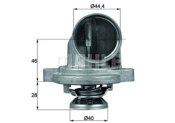 TERMOSTAT 80 C MERCEDES VITO OM601 W638 96 03 ürün görseli 1
