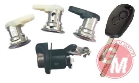 KAPI KİLİTİ FİŞEK TK 4 lü SET KUMANDALI ANAHTAR İLE RENAULT D.LOGAN 2007-