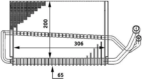 EVAPORATOR MERCEDES C219 W211 S211 ürün görseli 1