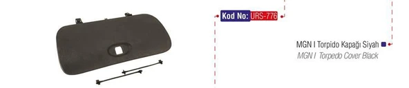 TORPİDO KAPAĞI SİYAH MGN ürün görseli 1