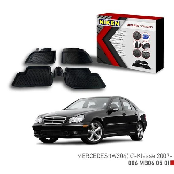 3D PASPAS MERCEDES W 204 C-Klasse 2007 ürün görseli 1