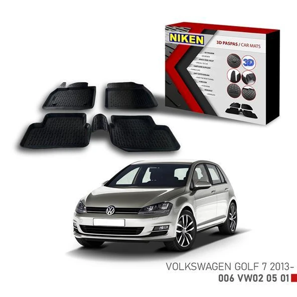 3D PASPAS VW GOLF 7 2013- ürün görseli 1