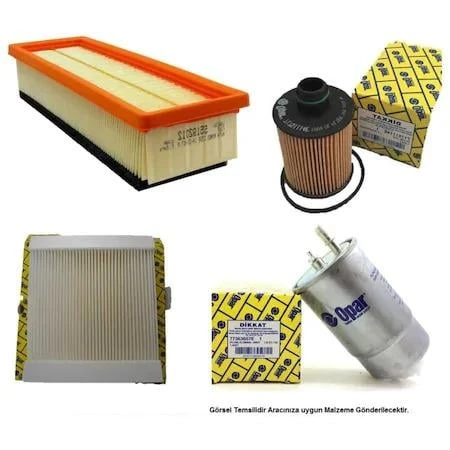 FILTRE SETI DOBLO-COMBO D 12 EGEA 1.3-1.6-2.0MJTD 16V 55245952E-77366607E-52069663E-77364561E ürün görseli 1