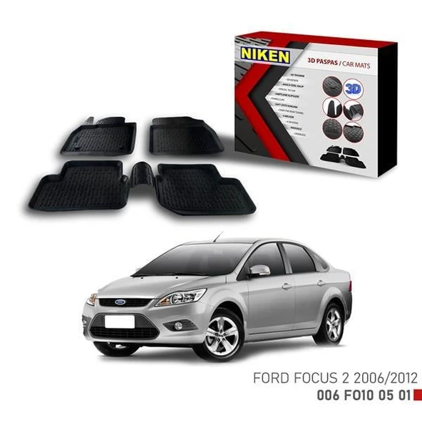 3D PASPAS FORD FOCUS 2 2006-2012 ürün görseli 1