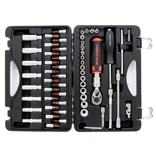 LOKMA TAKIMI 60 PARÇA S-ULTRA 1/4 UZATMALI CIRCIR GARAJ EKİPMANLARI HIRDAVAT