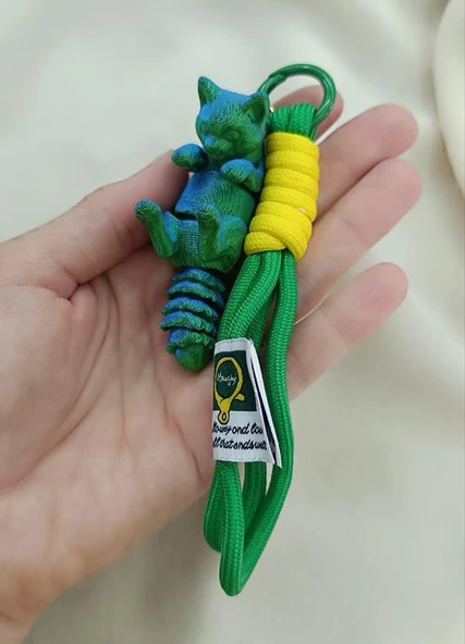 Anahtarlık Rakun Hayvan Araba Çanta Cüzdan Süsü Oyuncak En Yeni - Resim 2