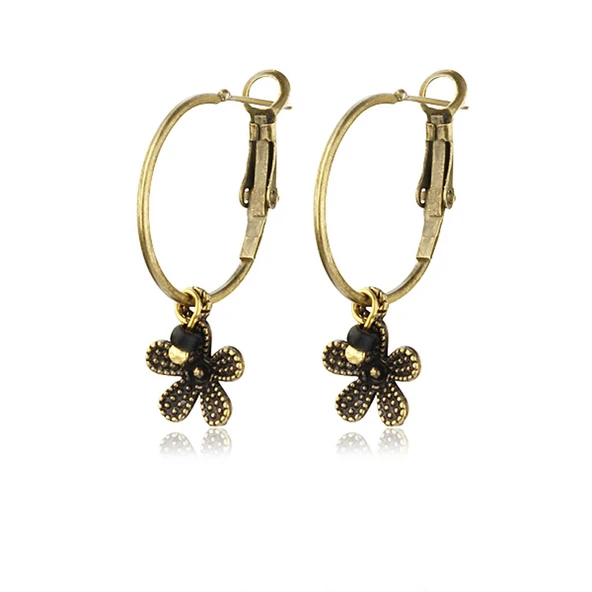 KL-OBJE VE BONCUK HALKA KÜPE ÇİÇEK ER