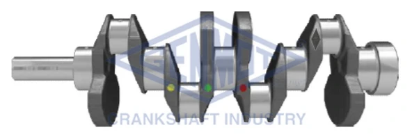 KRANK MİLİ HYUNDAI H100. H2600 2.6L D4BB TC TCI KAMYONET turbo 97-04 ürün görseli