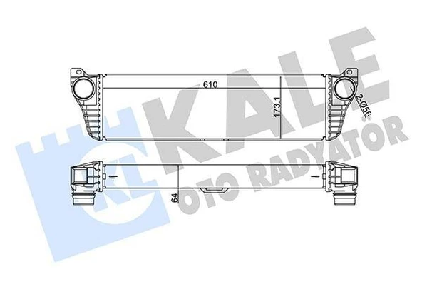 TURBOSARJ RADYATORU MERCEDES VITO W639 03