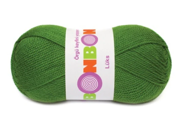 Bonbon Lüks Örgü Patik İpi 98235 Çam Yeşili