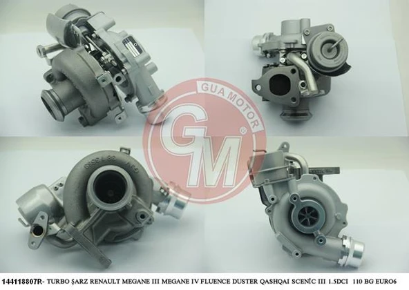 TURBOSARJ MERCEDES OM607 W176 W246 C117 X117 W415 X156 . RENAULT MEGANE IV 15 TALISMAN 15 KADJAR 15 NISSAN QASHQAI II 13 1.5dCi K9K E5-E6