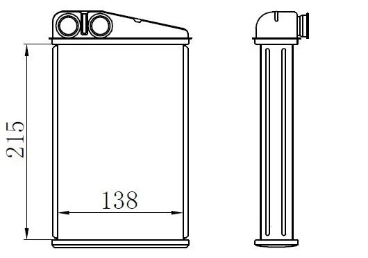 KALORİFER RADYATÖRÜ BRAZİNG MGN II-SCENIC II 220x150x40 ürün görseli 1