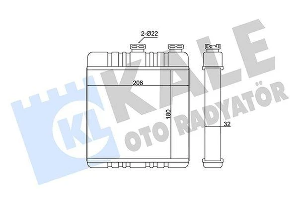 KALORİFER RADYATÖRÜ ASTRA G-ZAFIRA 206x180x32 ürün görseli 1