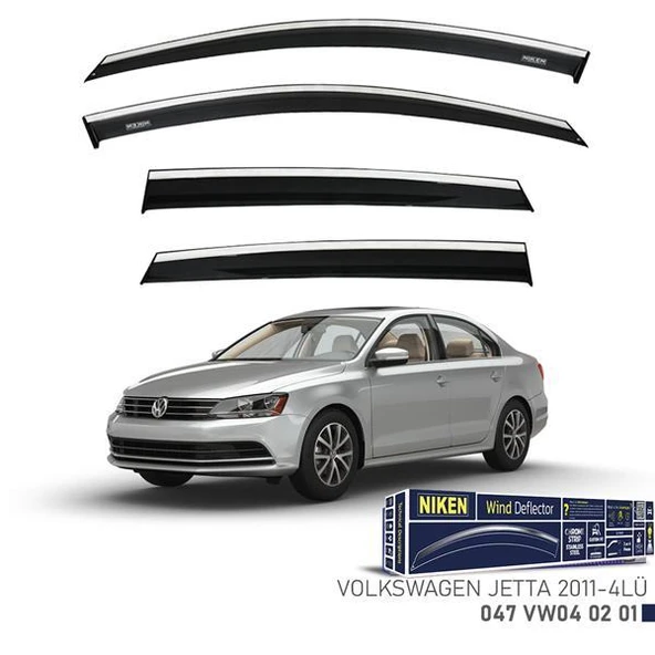 KROMLU CAM RÜZGARLIĞI VW JETTA 2011- 4LÜ ürün görseli