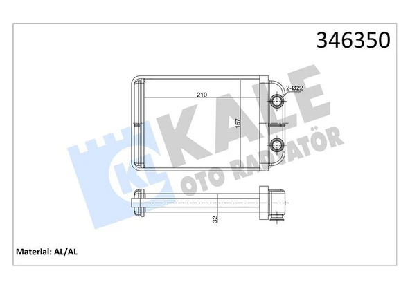 KALORİFER RADYATÖRÜ BRAVO 07 STILO 01-06 ürün görseli 1