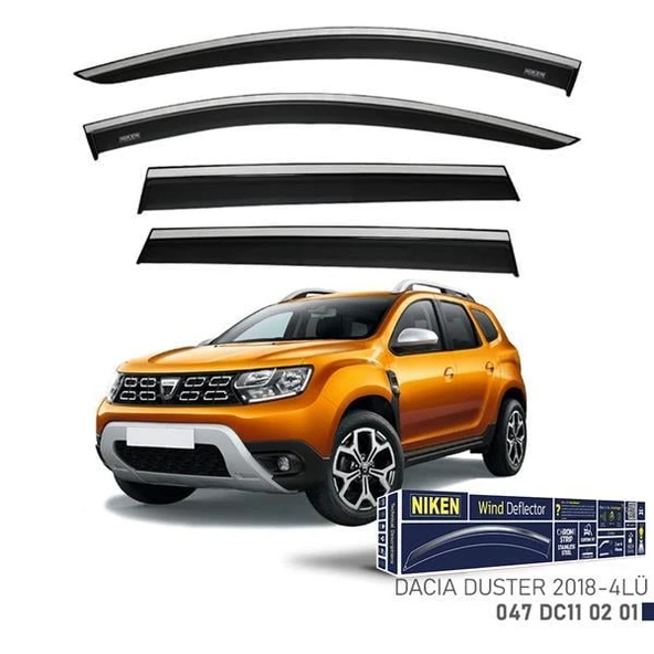 KROMLU CAM RÜZGARLIĞI DACIA DUSTER 2018- 4LÜ ürün görseli