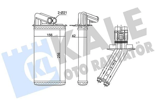 KALORİFER RADYATÖRÜ LAGUNA I 1.8I-1.9 DCI-2.0I 94-