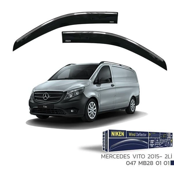 KROMLU CAM RÜZGARLIĞI MERCEDES VITO 2015 - 2Lİ ürün görseli 1