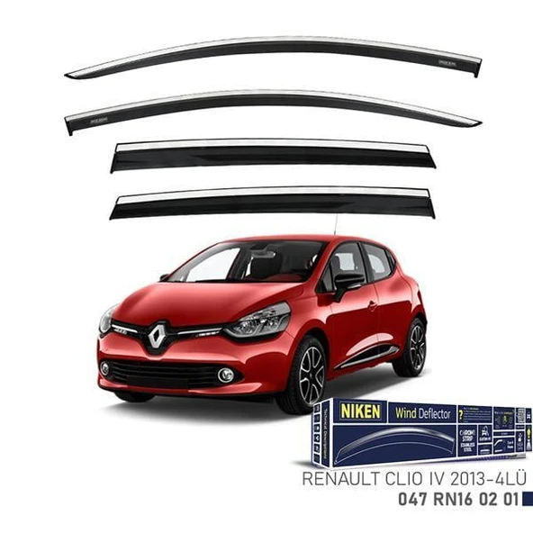 KROMLU CAM RÜZGARLIĞI RENAULT CLIO IV 2013- 4LÜ ürün görseli