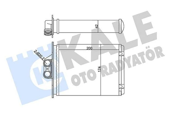 KALORİFER RADYATÖRÜ VECTRA B 96-02 250x182