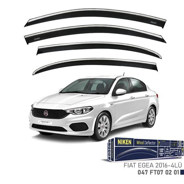 KROMLU CAM RÜZGARLIĞI FIAT EGEA 2016- 4LÜ