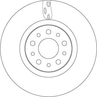 ÖN FREN AYNASI DİSK FIAT EGEA 16 1.0 1.3 MTJ 1.4 1.5 1.6 MTJ 5 BİJON DIŞ:281MM K:24MM ürün görseli 1