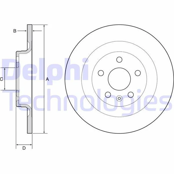 ARKA FREN AYNASI VOLVO S60 III-19 V60 18 V90 16 XC60 17 S90 16 302x5DL 16 İNÇ
