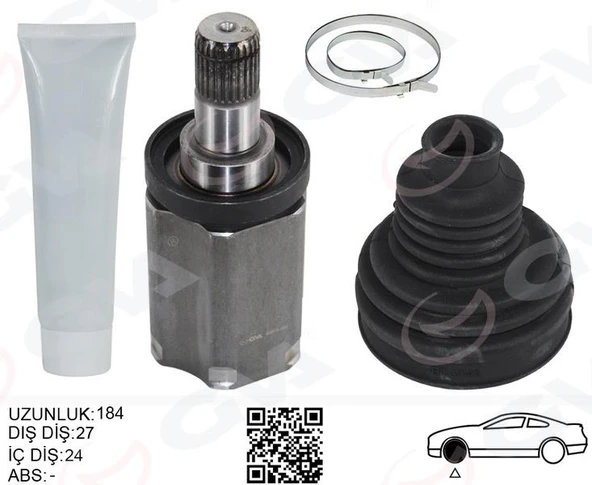 AKS MILI ÖN İÇ SOL BMW F20 F30 F32 F34 F36 F10 F12 F13 F06 F07 F01 E70 F15 E71 E72 xDrıve SANZIMAN TARAFI UZUNLUK- 184MM ürün görseli 1