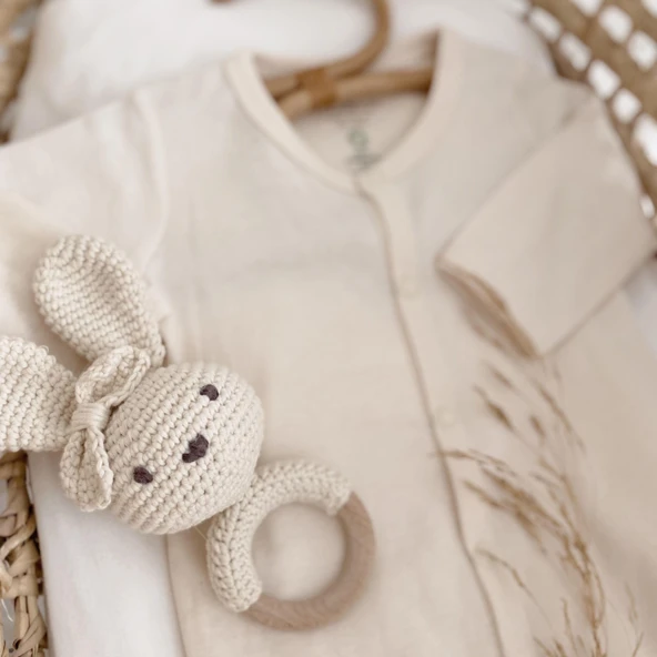 Naturaborn GOTS Organik Sertifikalı Patikli Bebek Uyku Tulumu - Resim 11