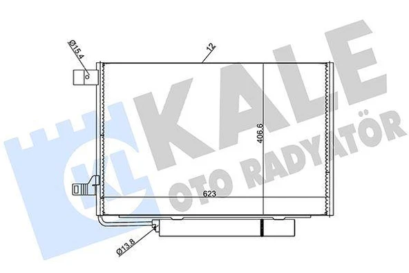 KLIMA RADYATORU MERCEDES W169 W245