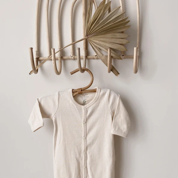 Naturaborn GOTS Organik Sertifikalı Patikli Bebek Uyku Tulumu - Resim 6